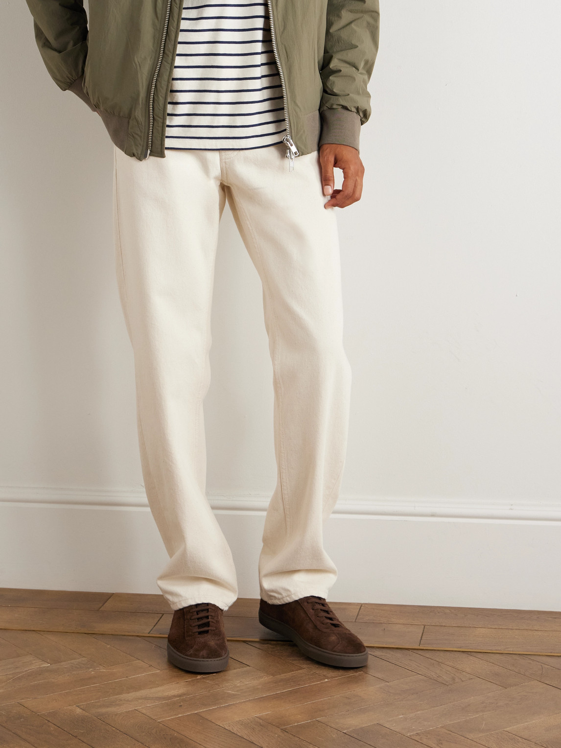 Common Projects Achilles Premium Sneakers In Brown