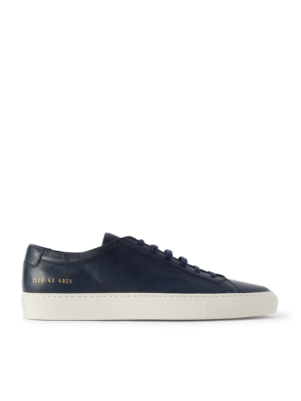 Common Projects Original Achilles Leather Sneakers In Blue