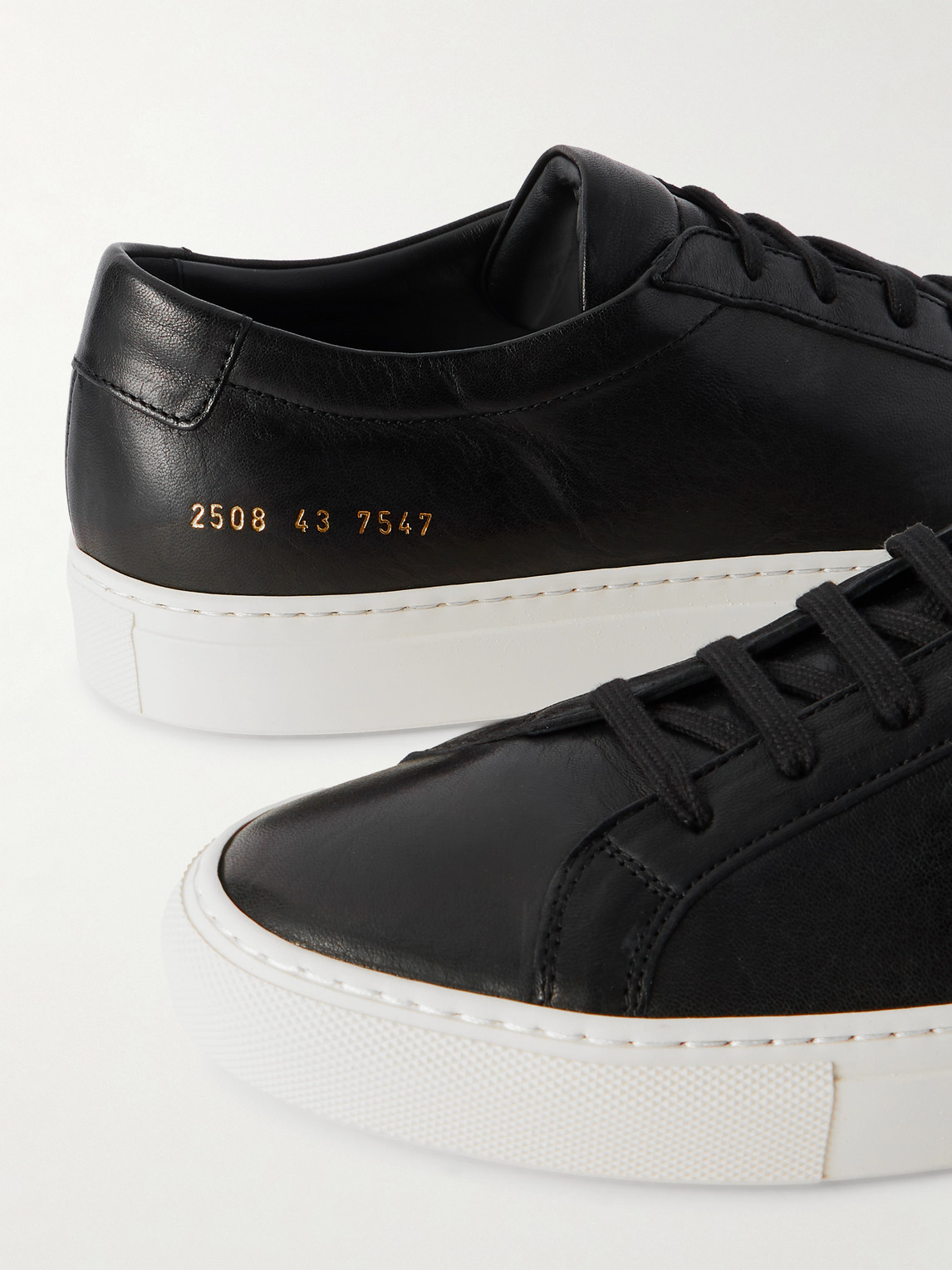 Common Projects Original Achilles Leather Sneakers In Black
