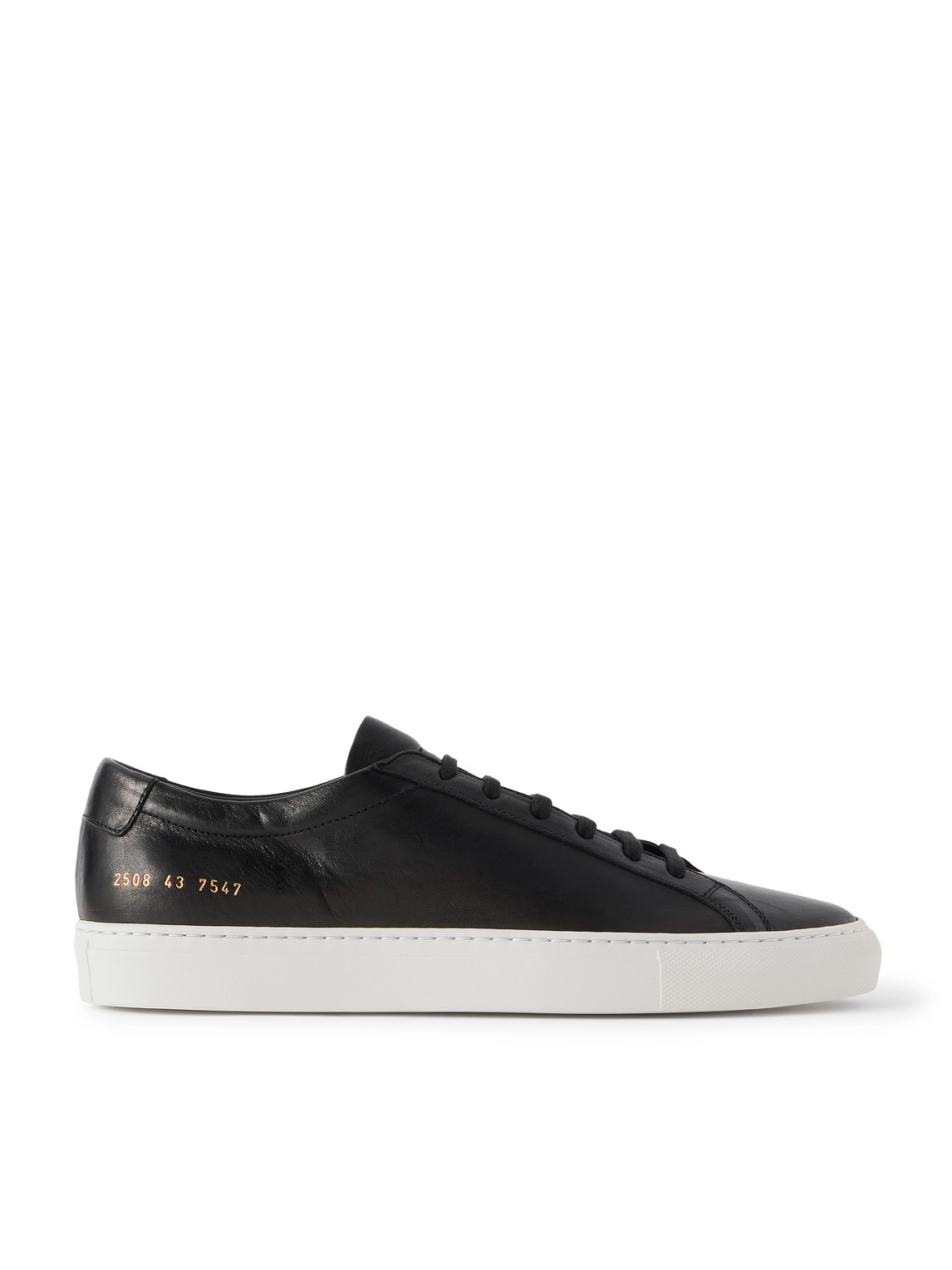 Common Projects Original Achilles Leather Sneakers In Black