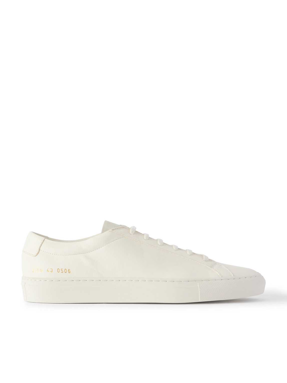 Common Projects Achilles Low Leather Sneakers In White