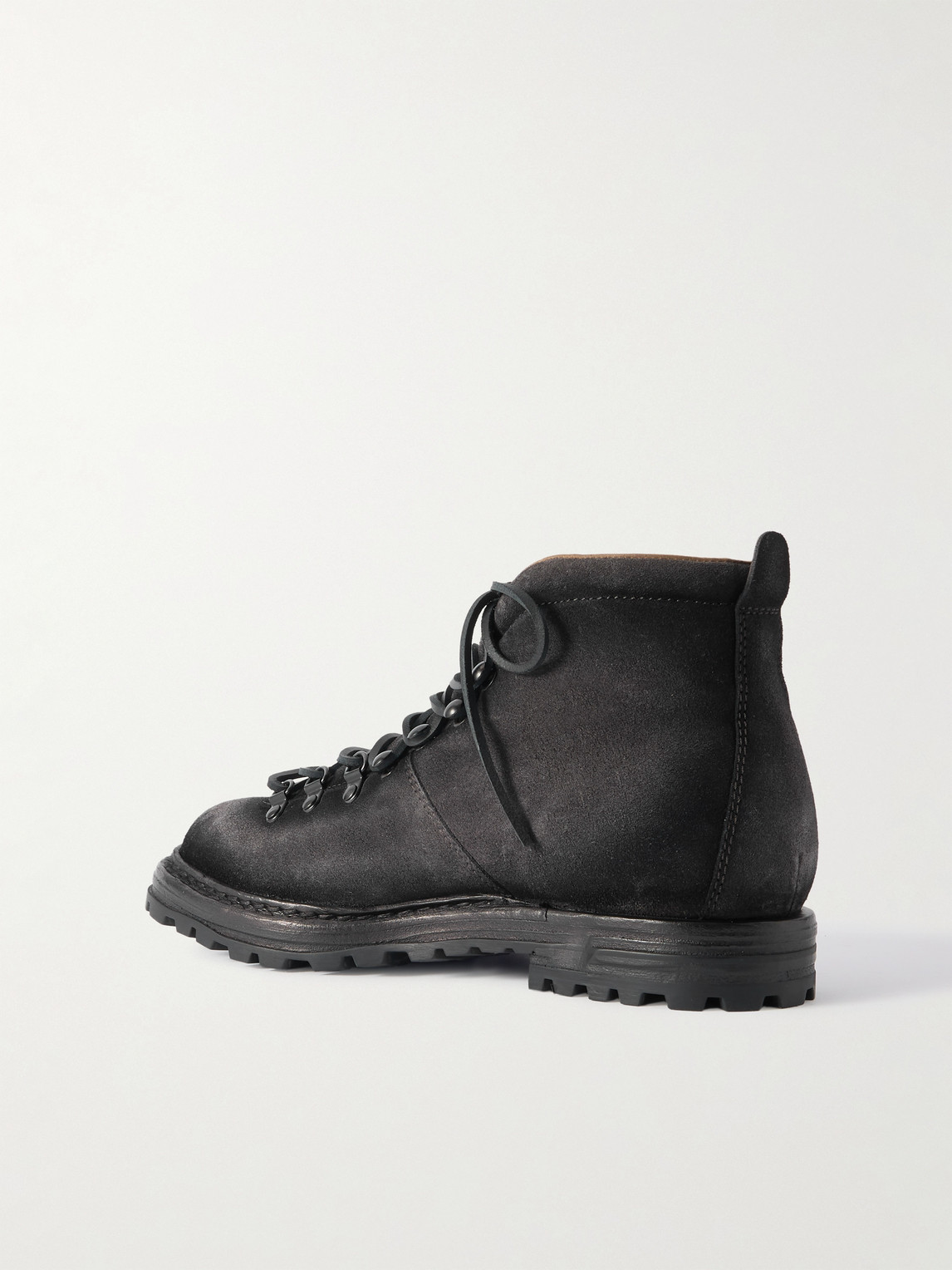 Officine Creative Artik 001 Suede Lace-up Boots In Gray