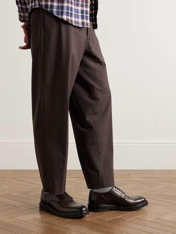 OFFICINE CREATIVE Aston Crepe 003 Airbrushed Leather Derby Shoes