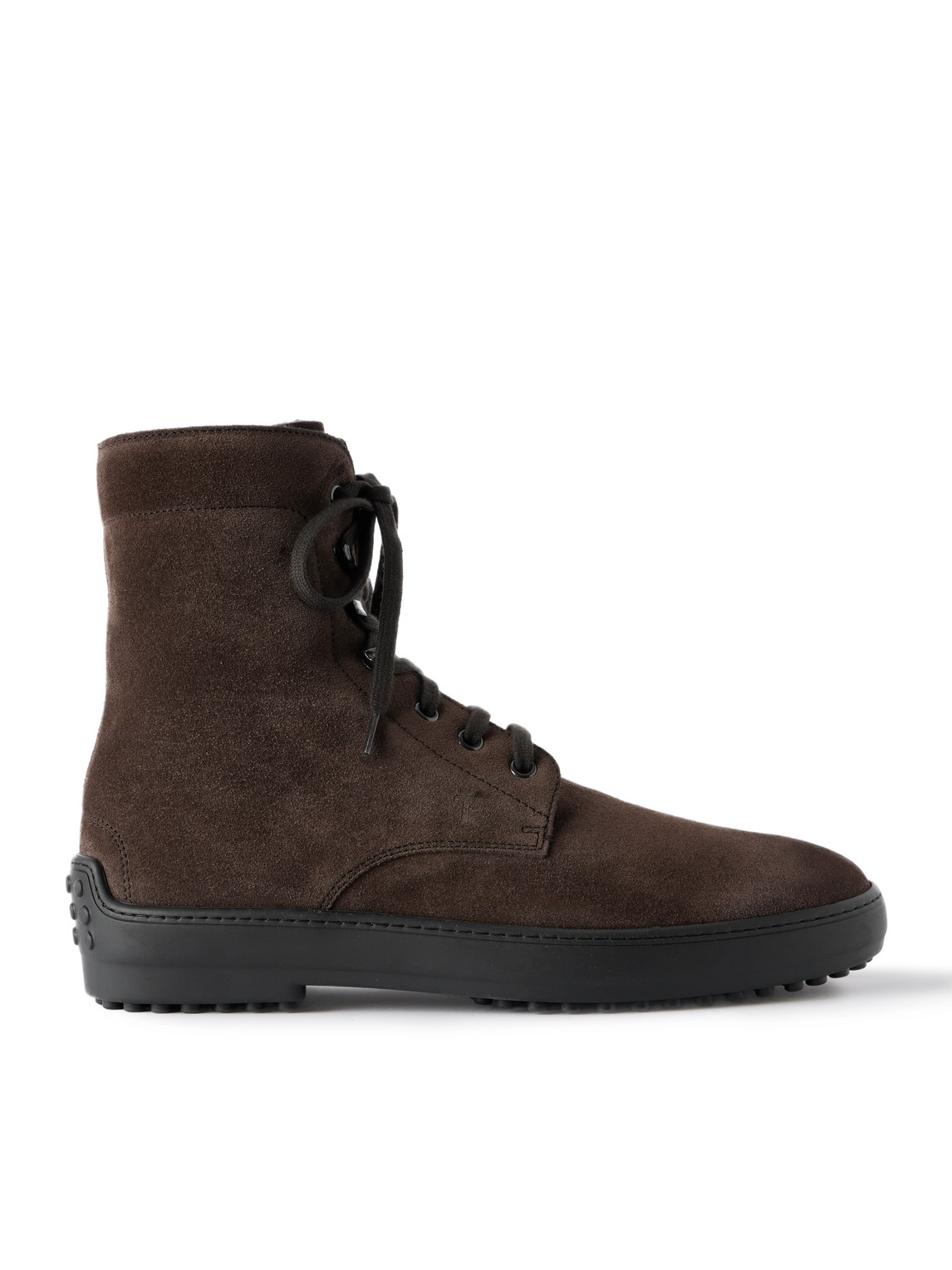Tod's Suede Boots In Brown