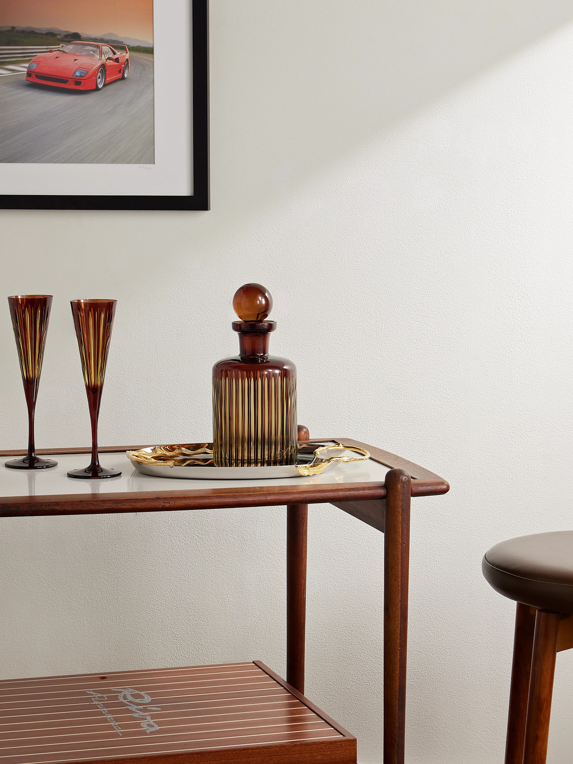 Prism Glass Decanter — 2