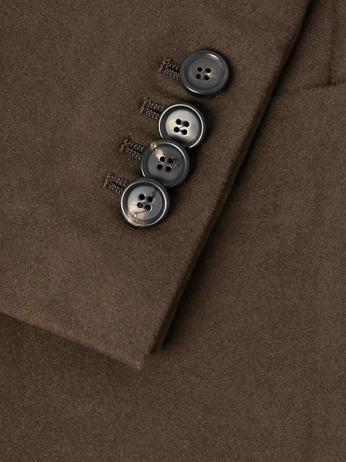 De Petrillo Posillipo Slim-fit Unstructured Cotton Suit Jacket In Brown