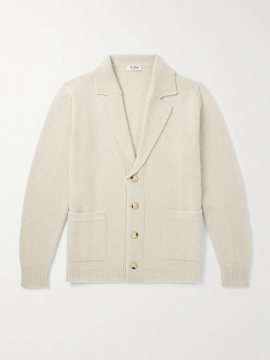 De Petrillo Merino Wool And Cashmere-blend Cardigan In Multi