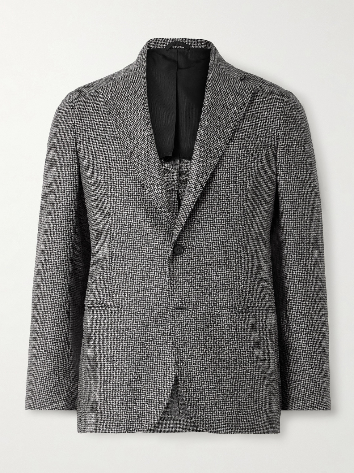 De Petrillo Napoli Slim-Fit Houndstooth Virgin Wool Suit Jacket - Men
