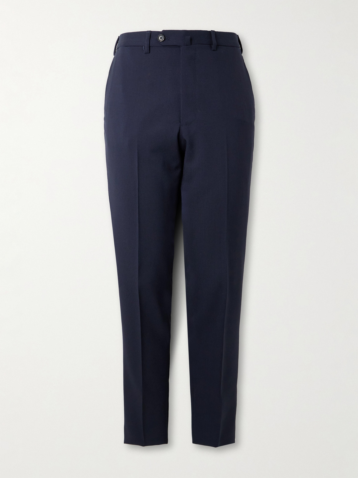 De Petrillo Slim-leg Virgin Wool Suit Trousers In Blue