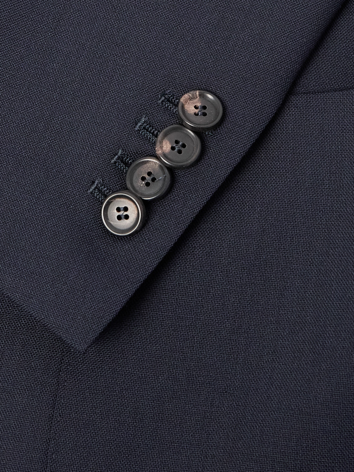De Petrillo Slim-fit Virgin Wool Twill Suit Jacket In Blue