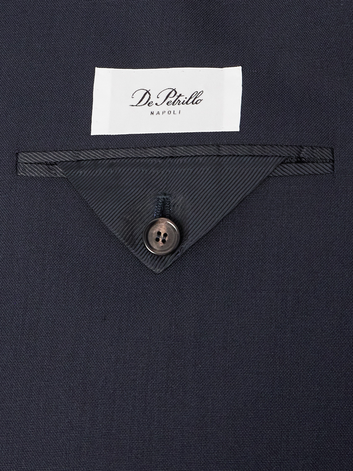 De Petrillo Slim-fit Virgin Wool Twill Suit Jacket In Blue