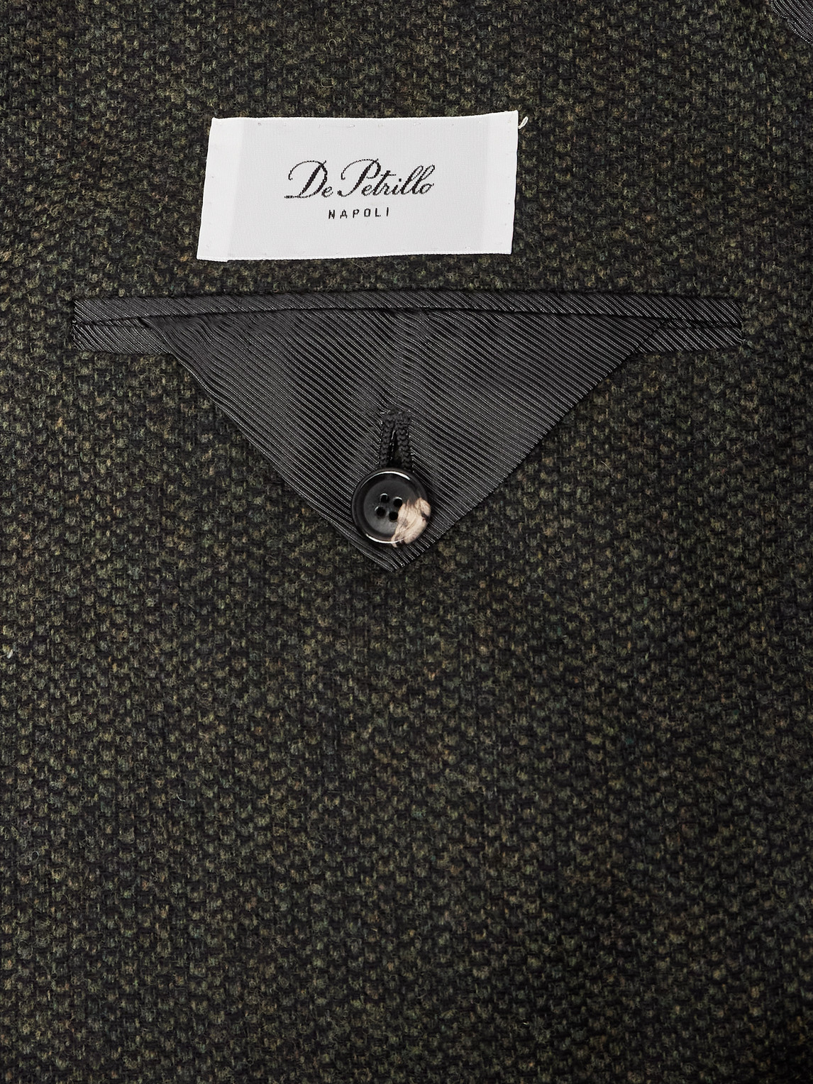 De Petrillo Posillipo Virgin Wool And Cashmere-blend Blazer In Gray