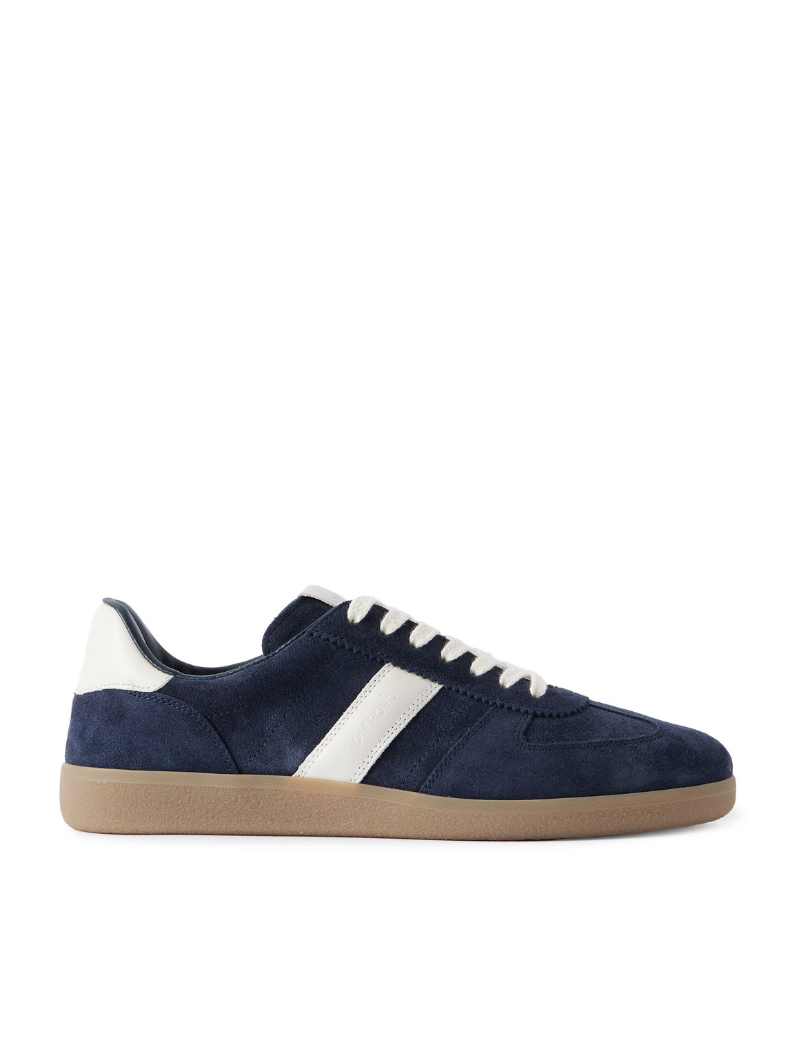 Archer Leather-Trimmed Suede Sneakers