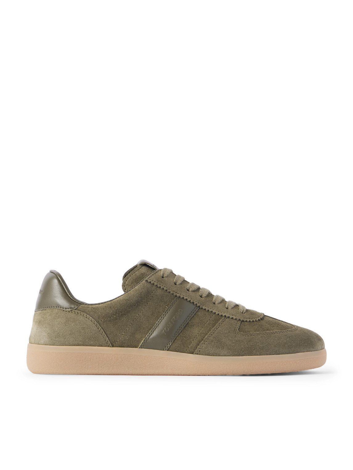 Archer Leather-Trimmed Suede Sneakers