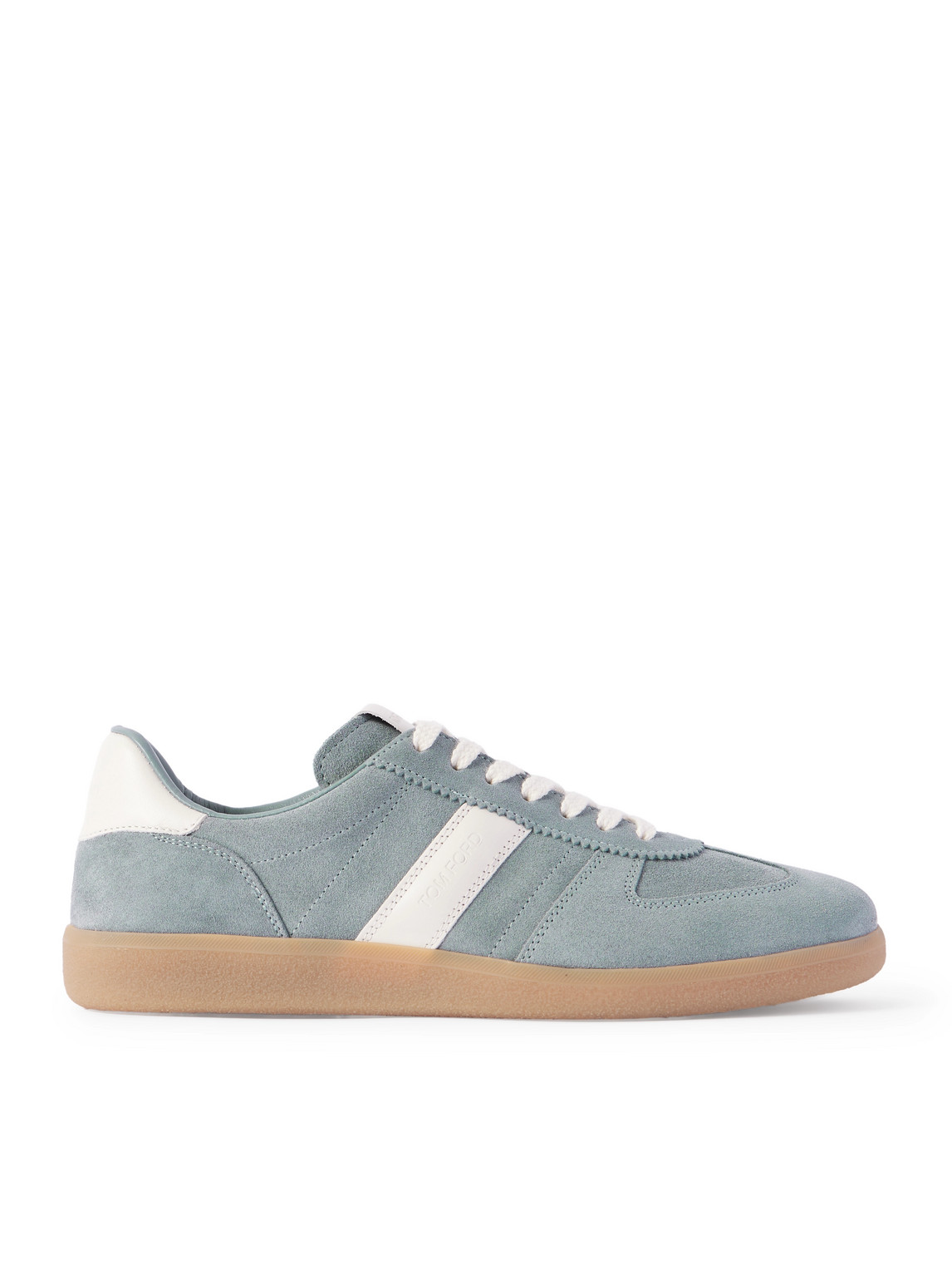 Archer Leather-Trimmed Suede Sneakers