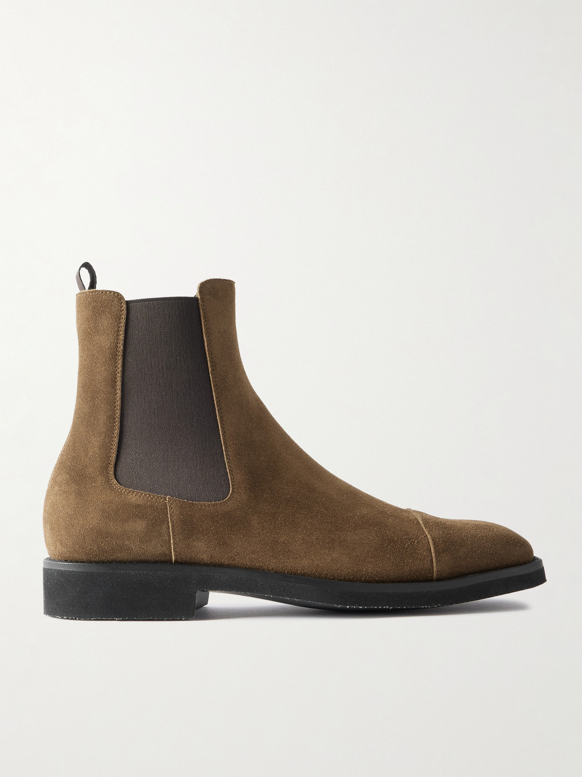 Tom Ford Suede Chelsea Boots In Brown