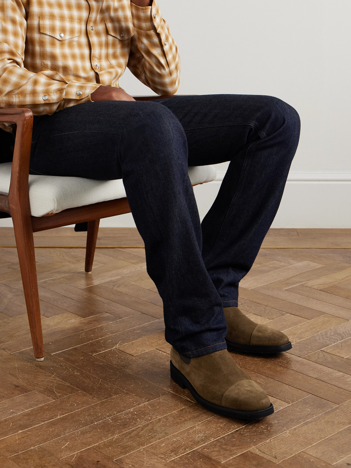 Tom Ford Suede Chelsea Boots