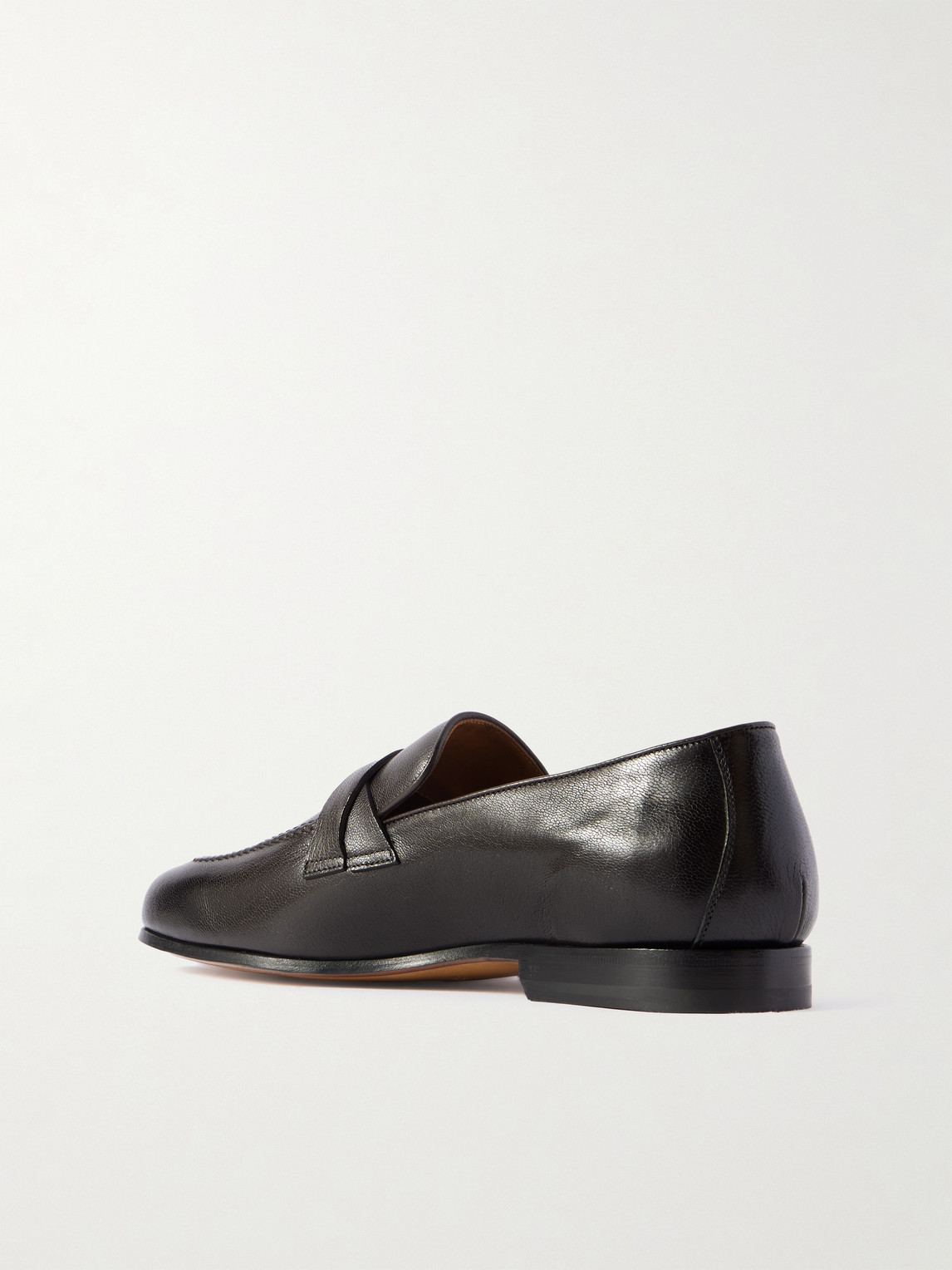 Tom Ford Gigi Buckled Full-grain Leather Loafers