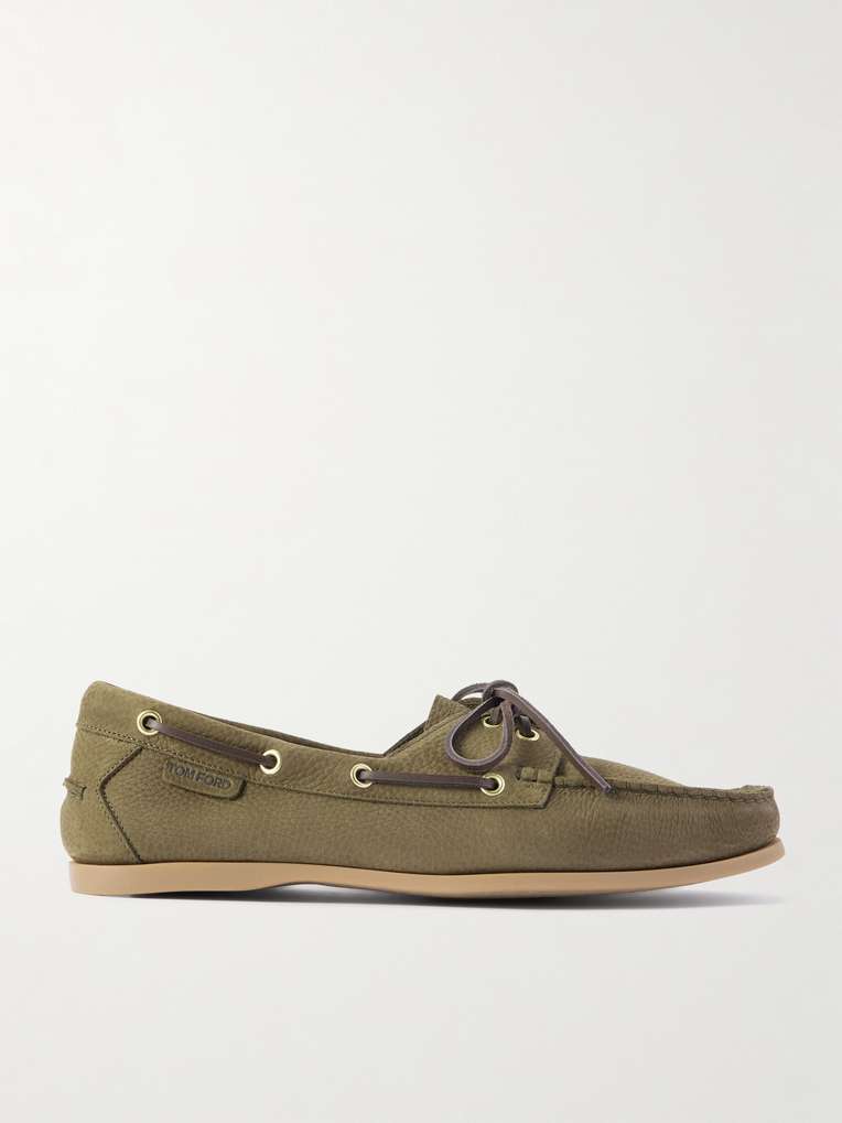 Tom Ford — Robin Nubuck Boat Shoes