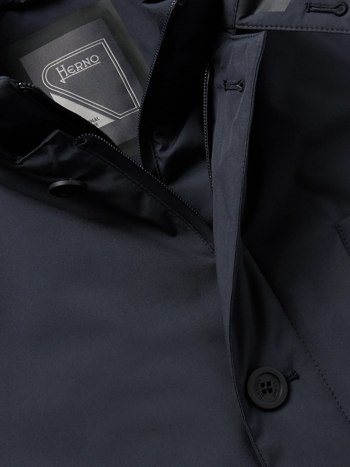 Herno High-neck Padded Jacket In Blue