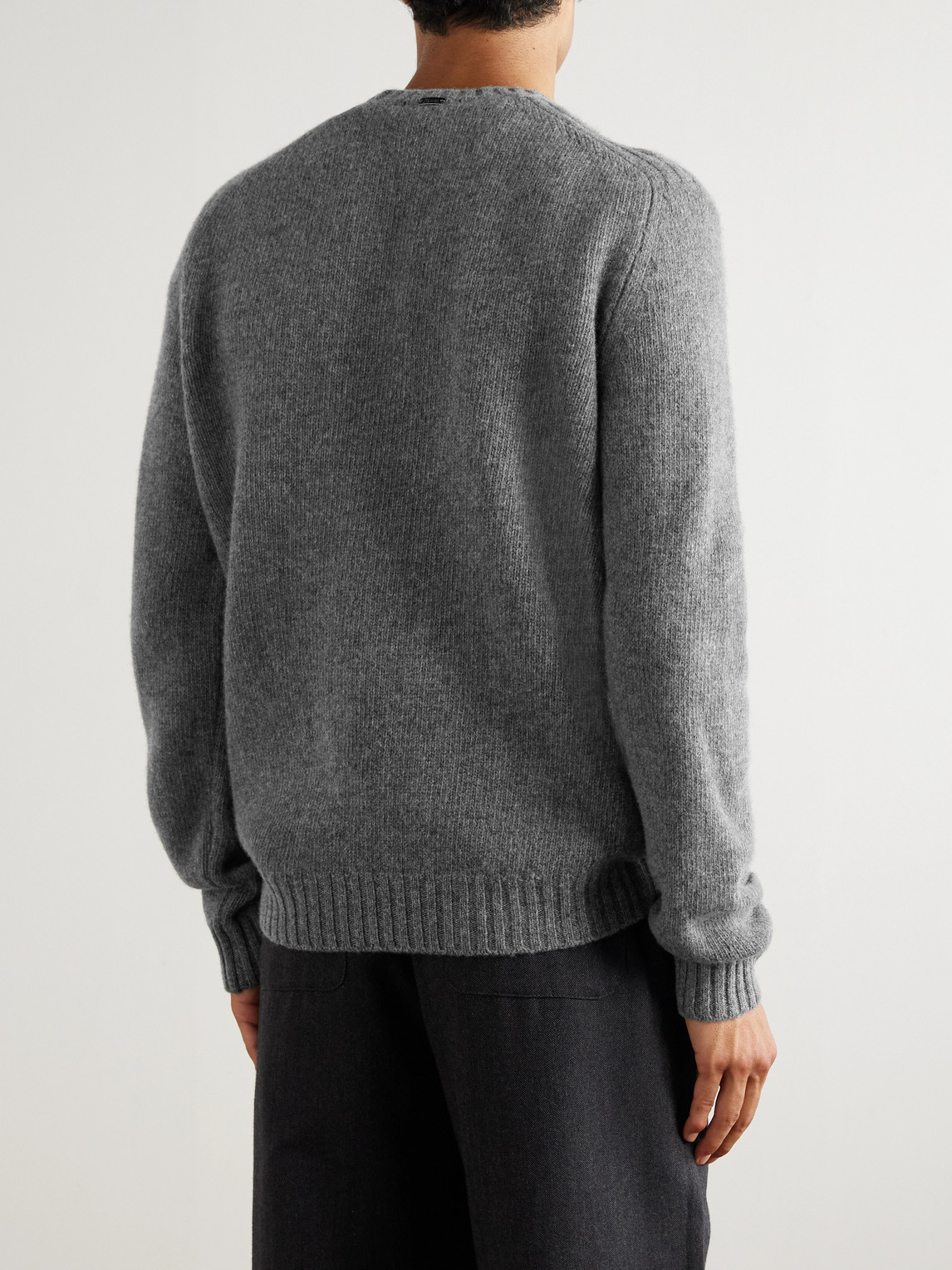 Herno Wool Sweater In Gray