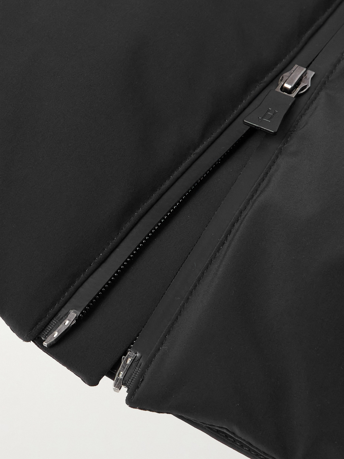 Herno Quilted Shell Down Gilet In Black