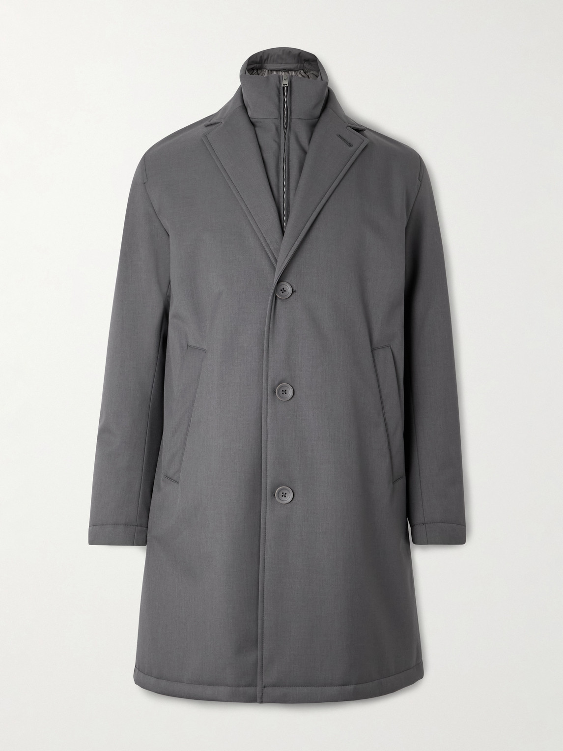 HERNO Shell Coat With Detachable Gilet - Men