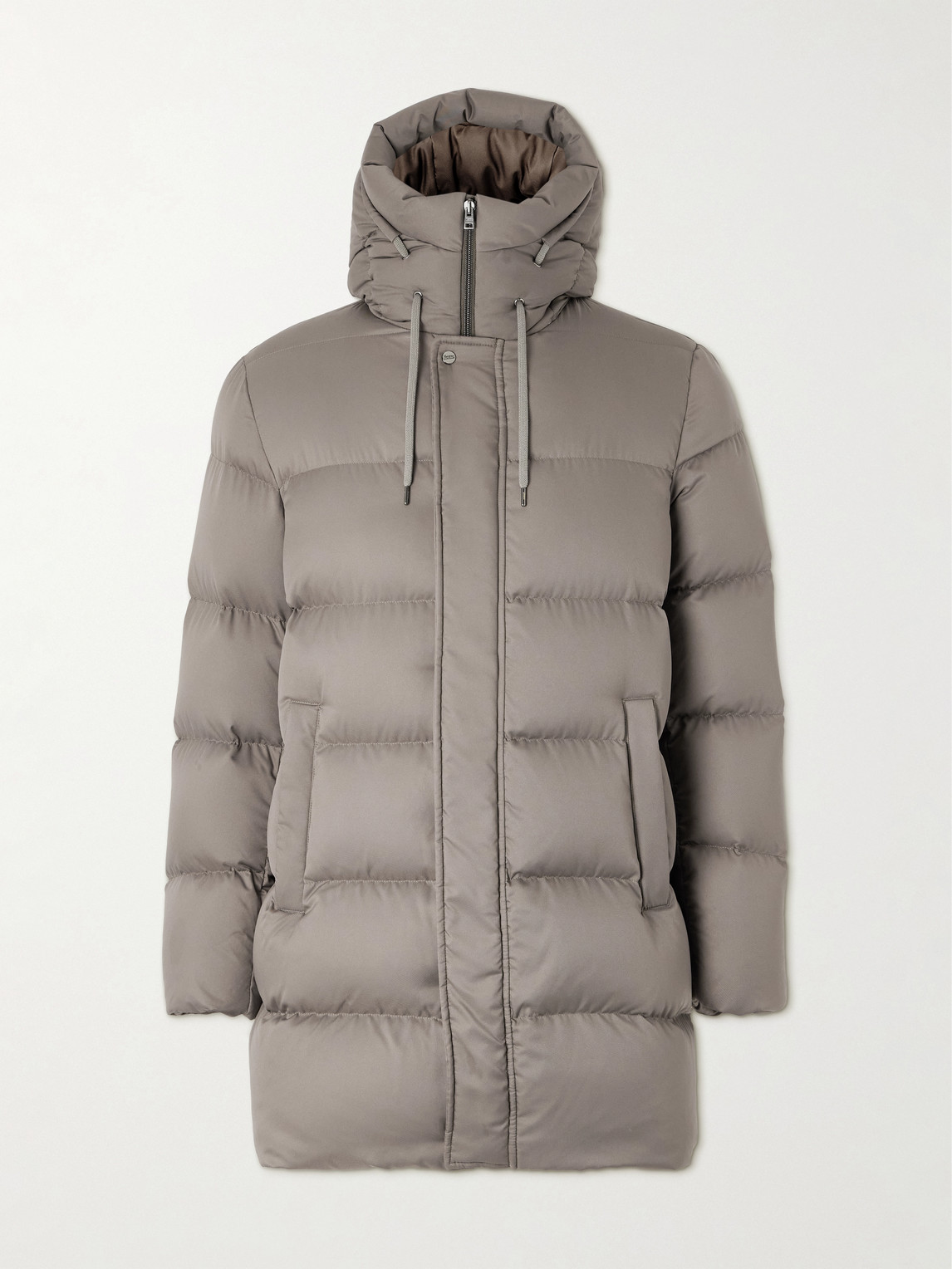 HERNO Quilted Twill Hooded Down Jacket - Men