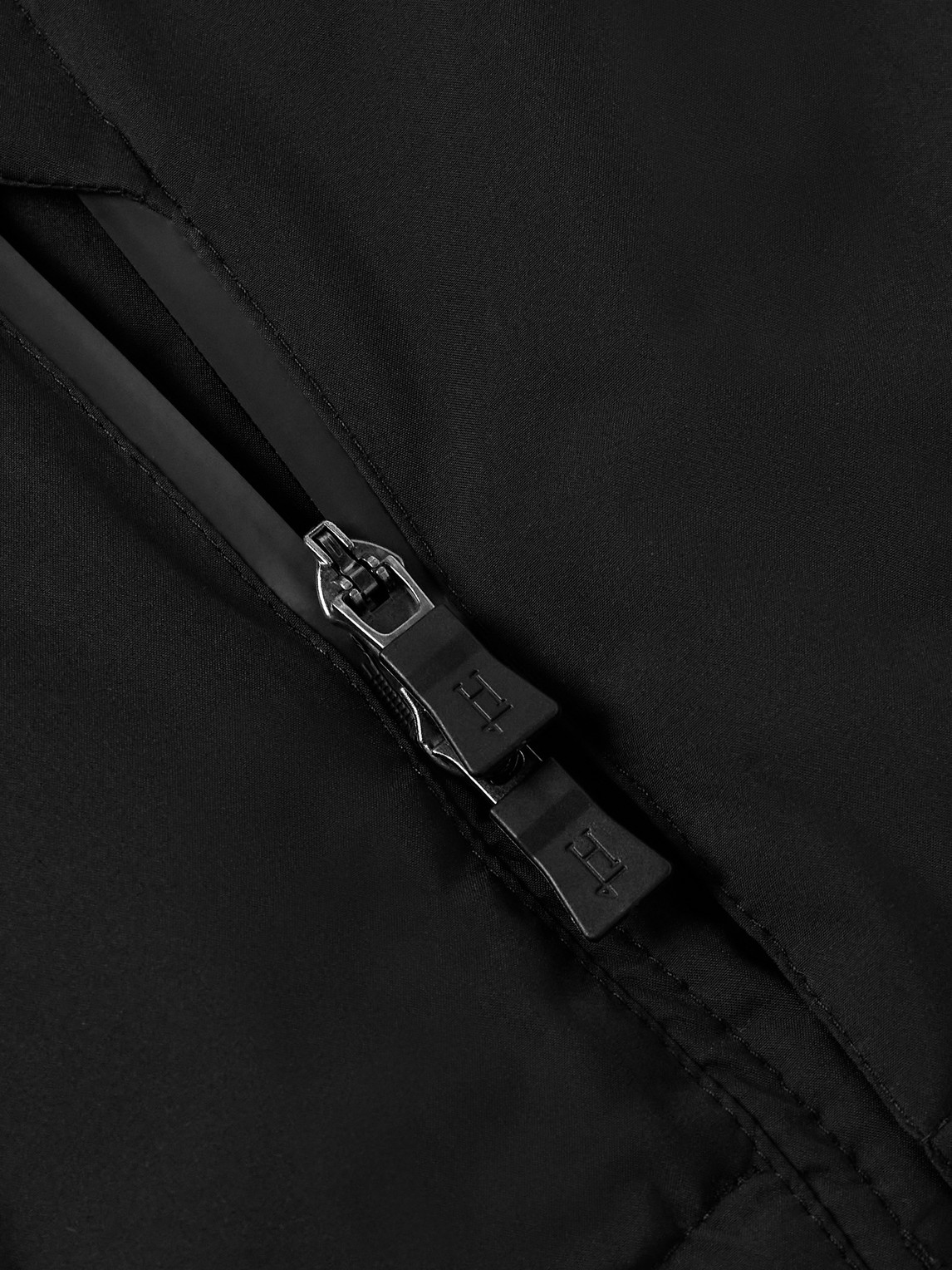 Padded Shell Hooded Down Jacket