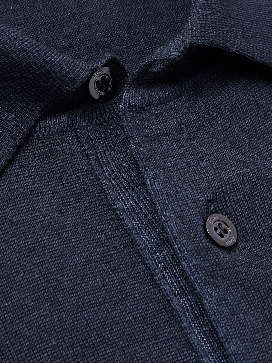  Herno - Wool Polo Shirt - Men - Blue - It 46 