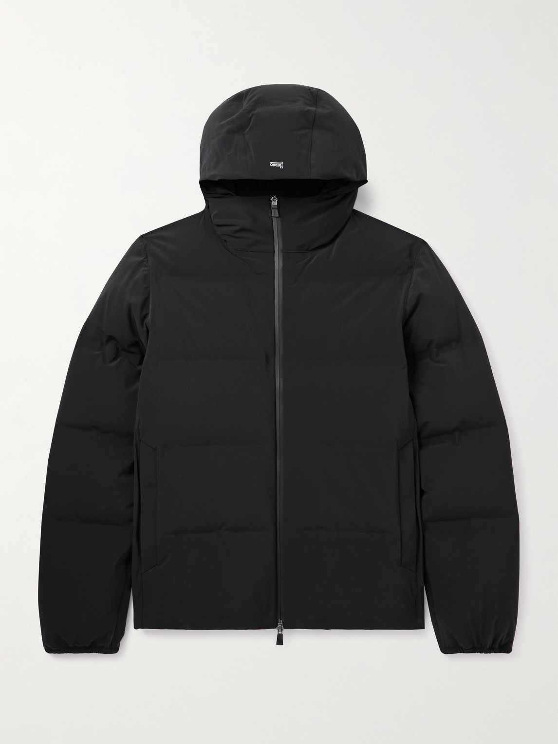 HERNO Quilted Stretch-Nylon Hooded Down Jacket - Men