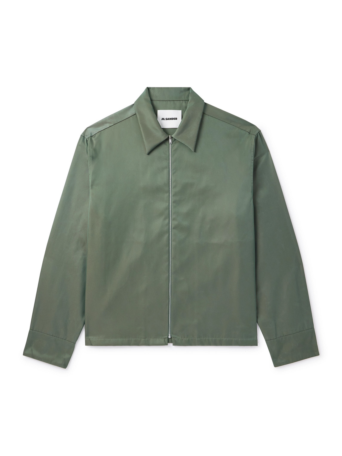 Jil Sander Shell Jacket In Green