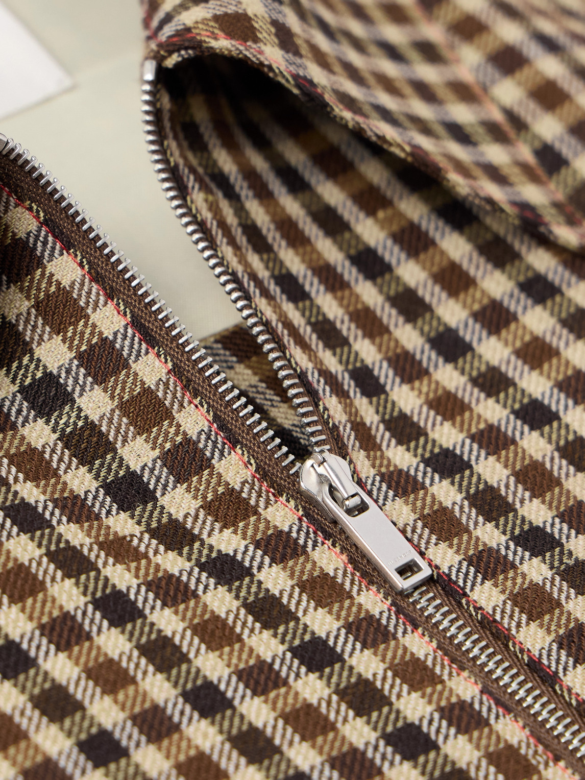 Jil Sander Wool And Linen-blend Overshirt In Brown