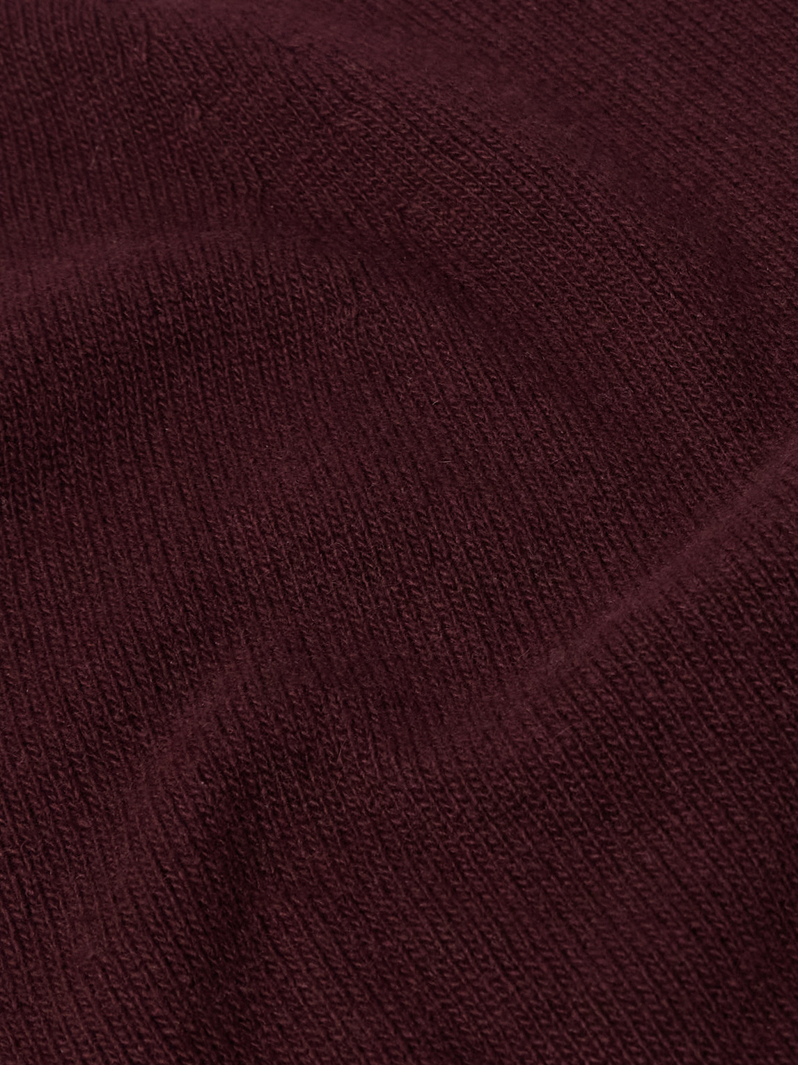 Jil Sander Merino Wool And Cashmere-blend Sweater In Burgundy