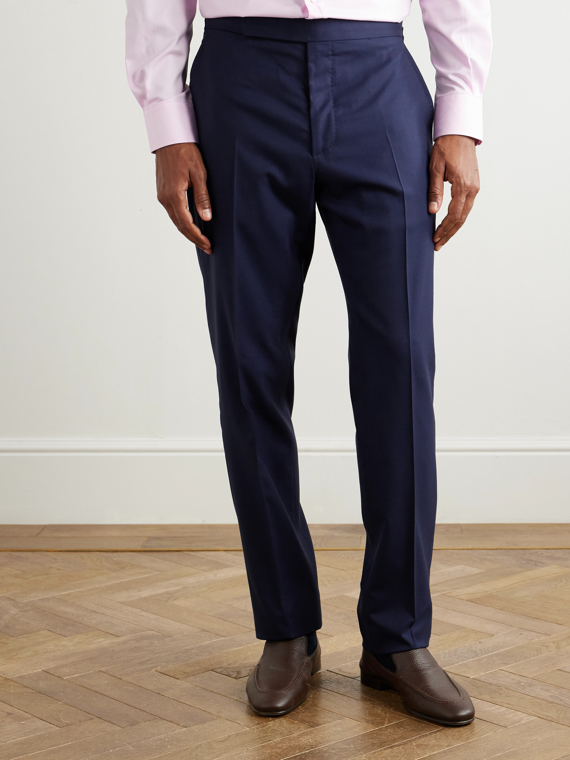 Shop Ralph Lauren Gregory Wool-serge Suit In Blue
