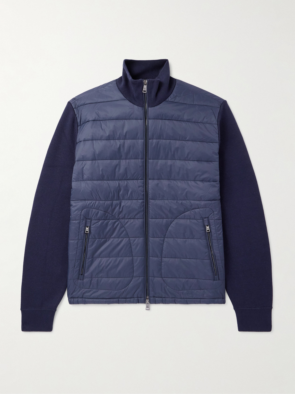 Ralph Lauren Purple Label lim-Fit Padded hell-Trimmed Wool Jacket - Men