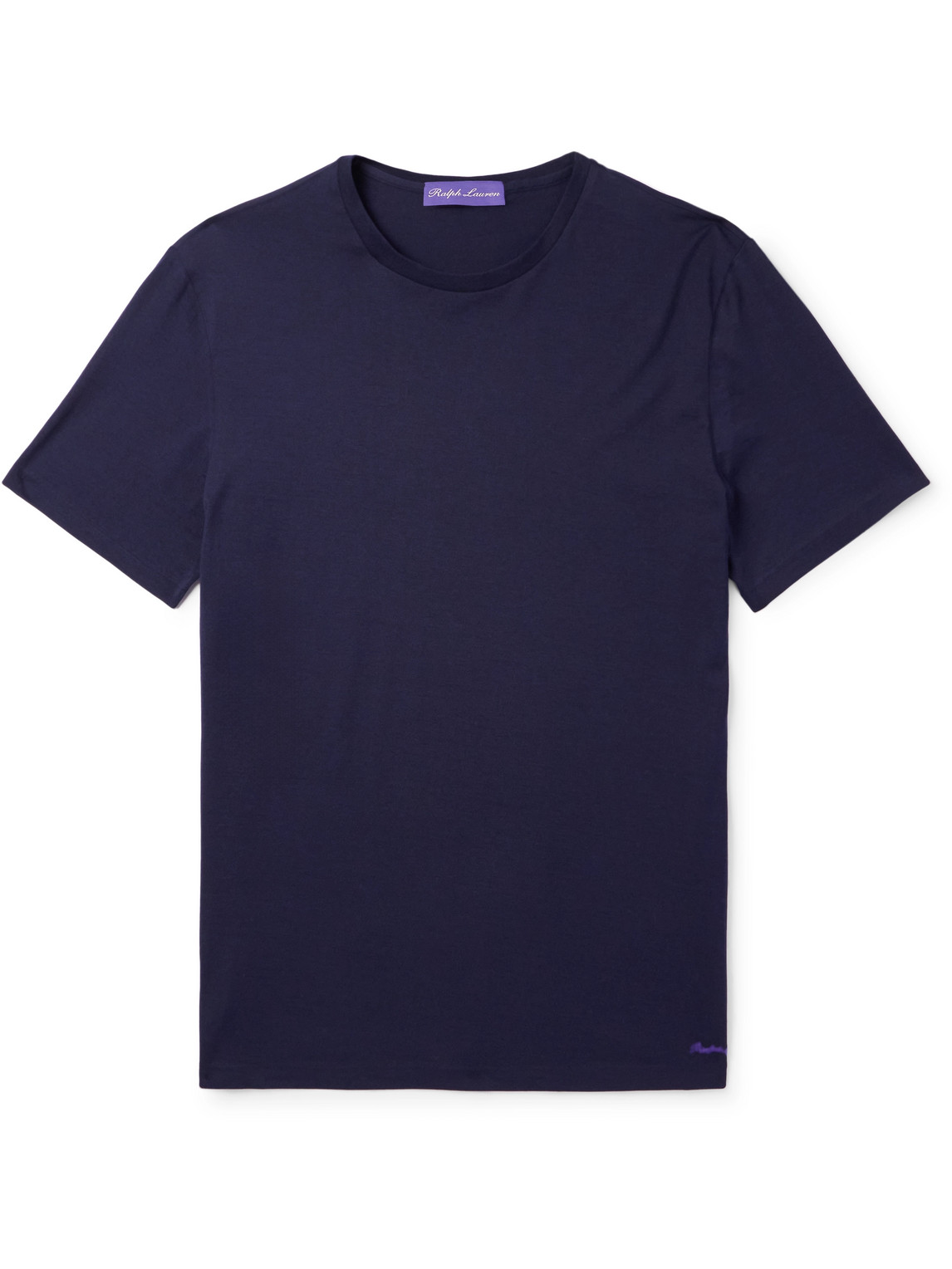 Logo-Embroidered Cotton-Lisle T-Shirt