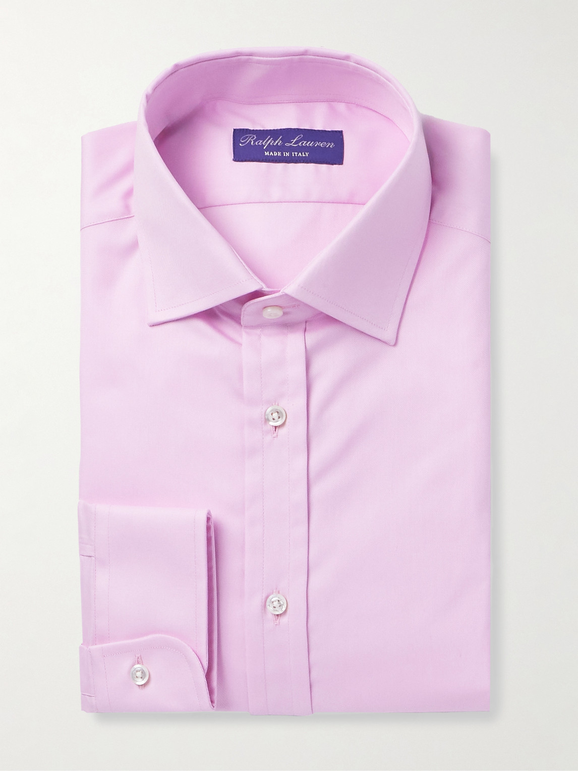 Ralph Lauren Purple Label Ralph Lauren Purple Label - Aston Cutaway-Collar Cotton-Twill Shirt - Men - Pink - UK/US 14.5 aus 100% Cotton in Pink