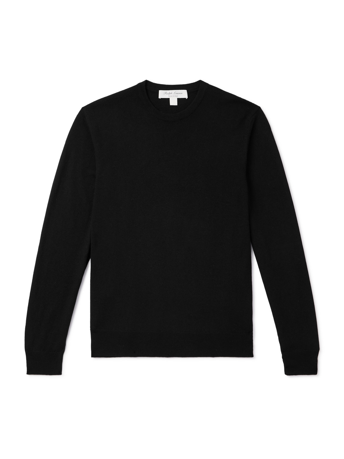 Ralph Lauren Cashmere Sweater In Black