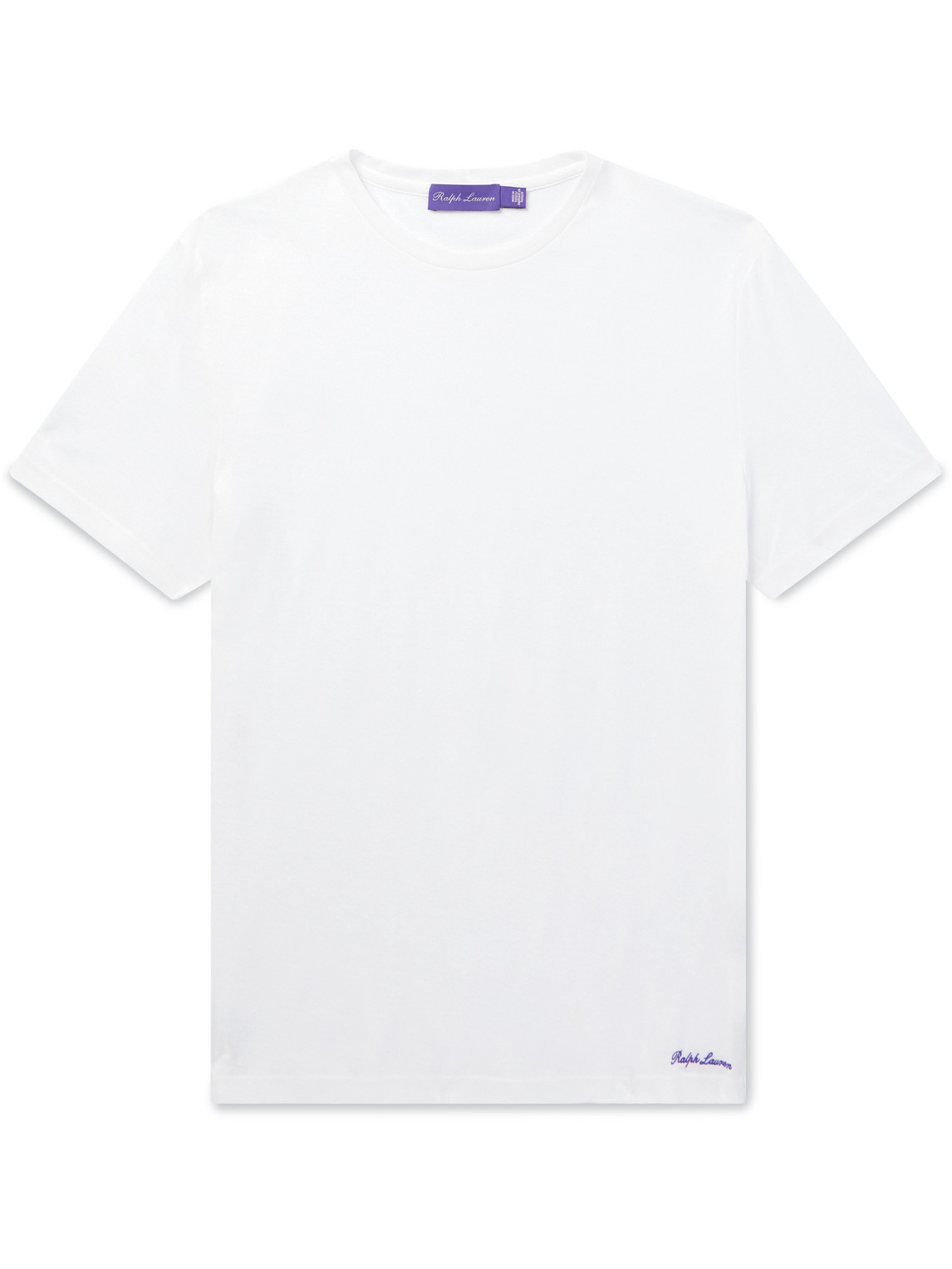 Logo-Embroidered Cotton-Lisle T-Shirt