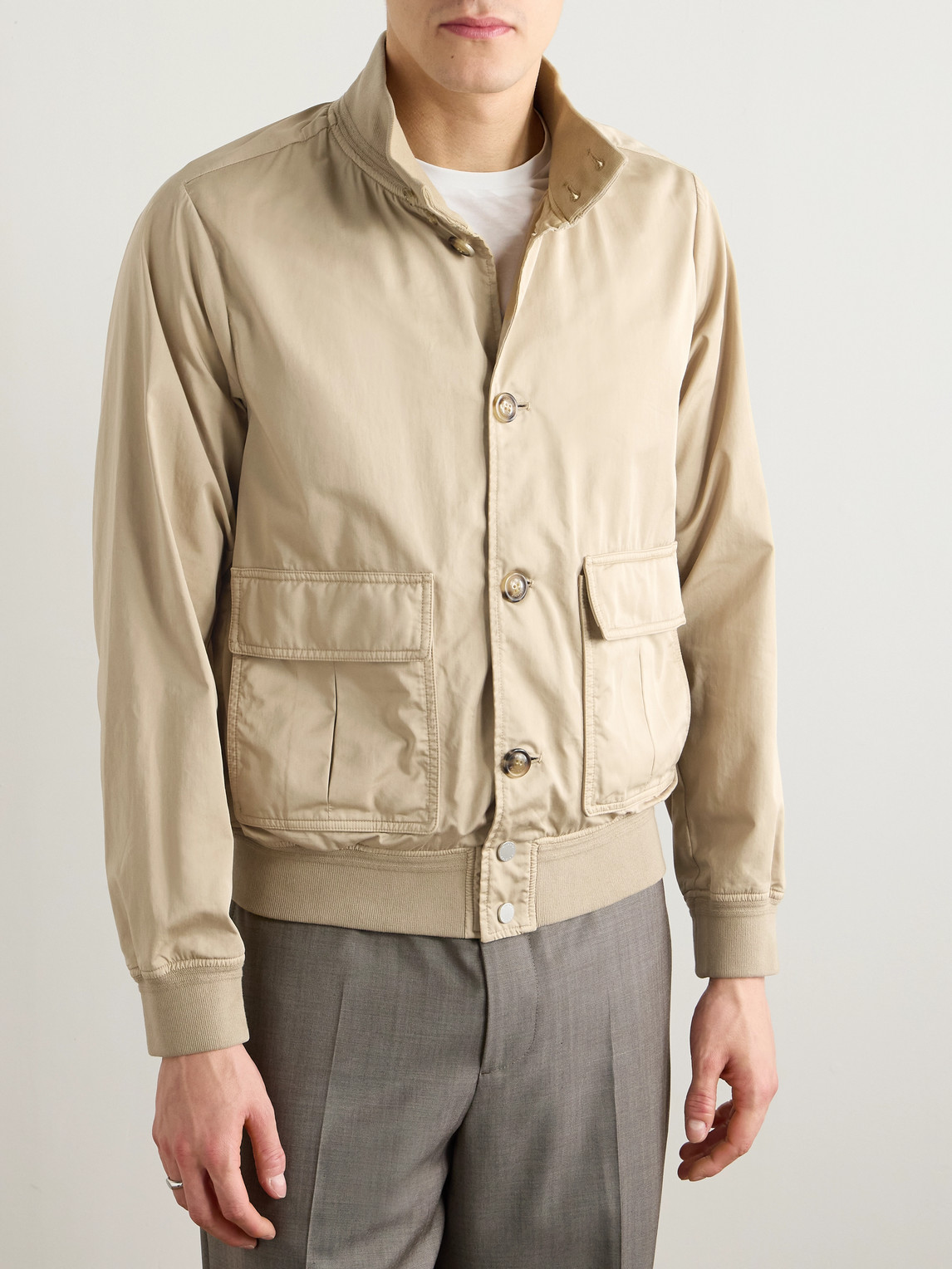 VALSTAR VALSTARINO COTTON-BLEND SHELL OVERSHIRT