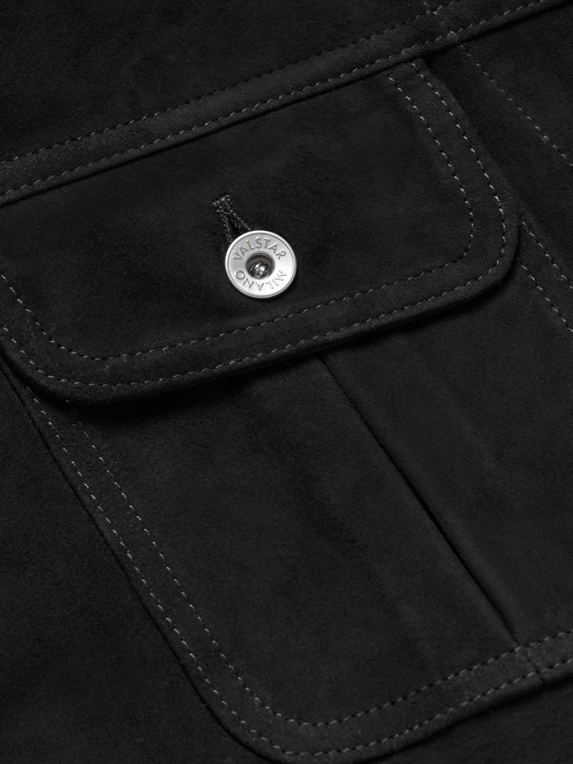 VALSTAR Davis Suede Trucker Jacket for Men | MR PORTER