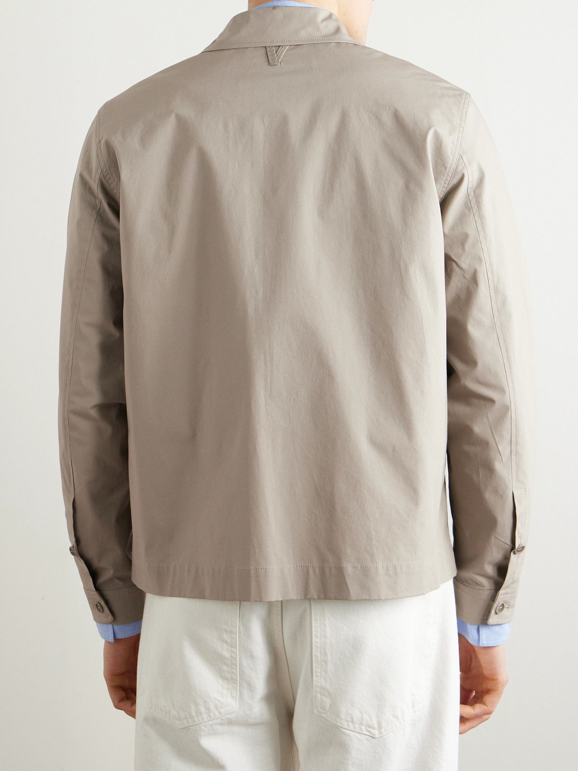 Shop Valstar Poplin Overshirt In Neutrals