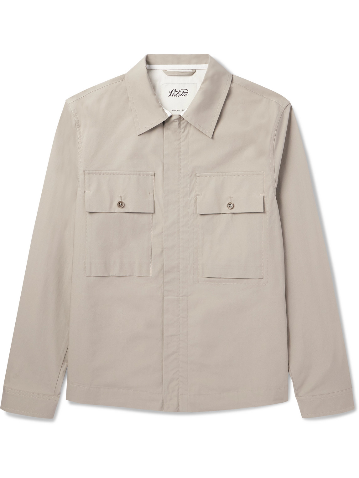 Valstar Poplin Overshirt In Neutrals