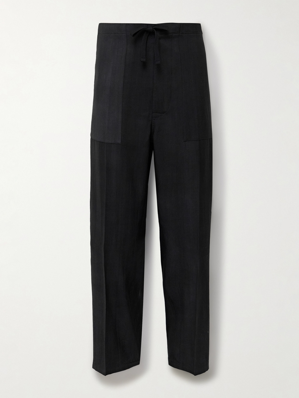 Kaptain Sunshine – Straight-Leg Wool-Twill Drawstring Suit Trousers