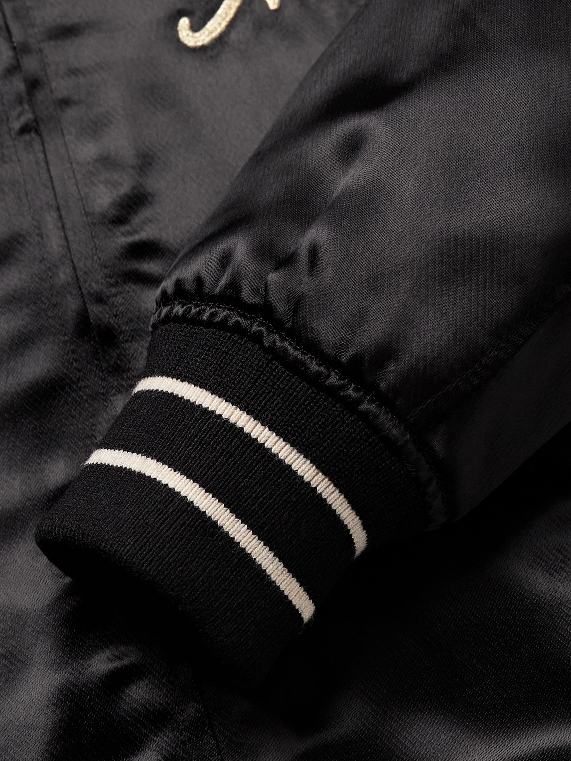 Amiri Men Black Jacket With Logo On The Front And Back In Tech Fabric Man In Black