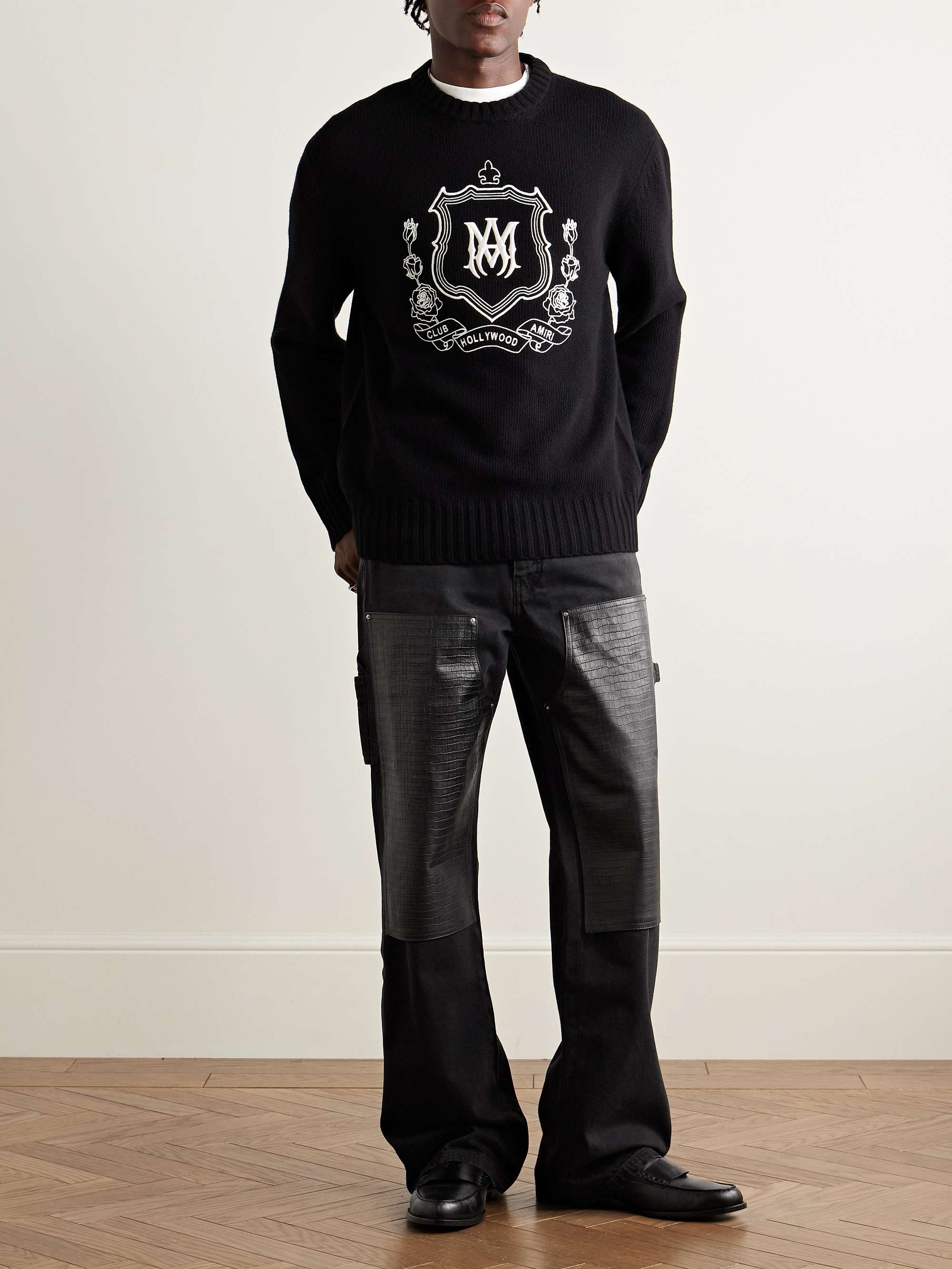 パンツ AMIRI Carpenter Jeans 30 AMIRI Carpenter Straight-Leg Distressed Jeans for Men | MR