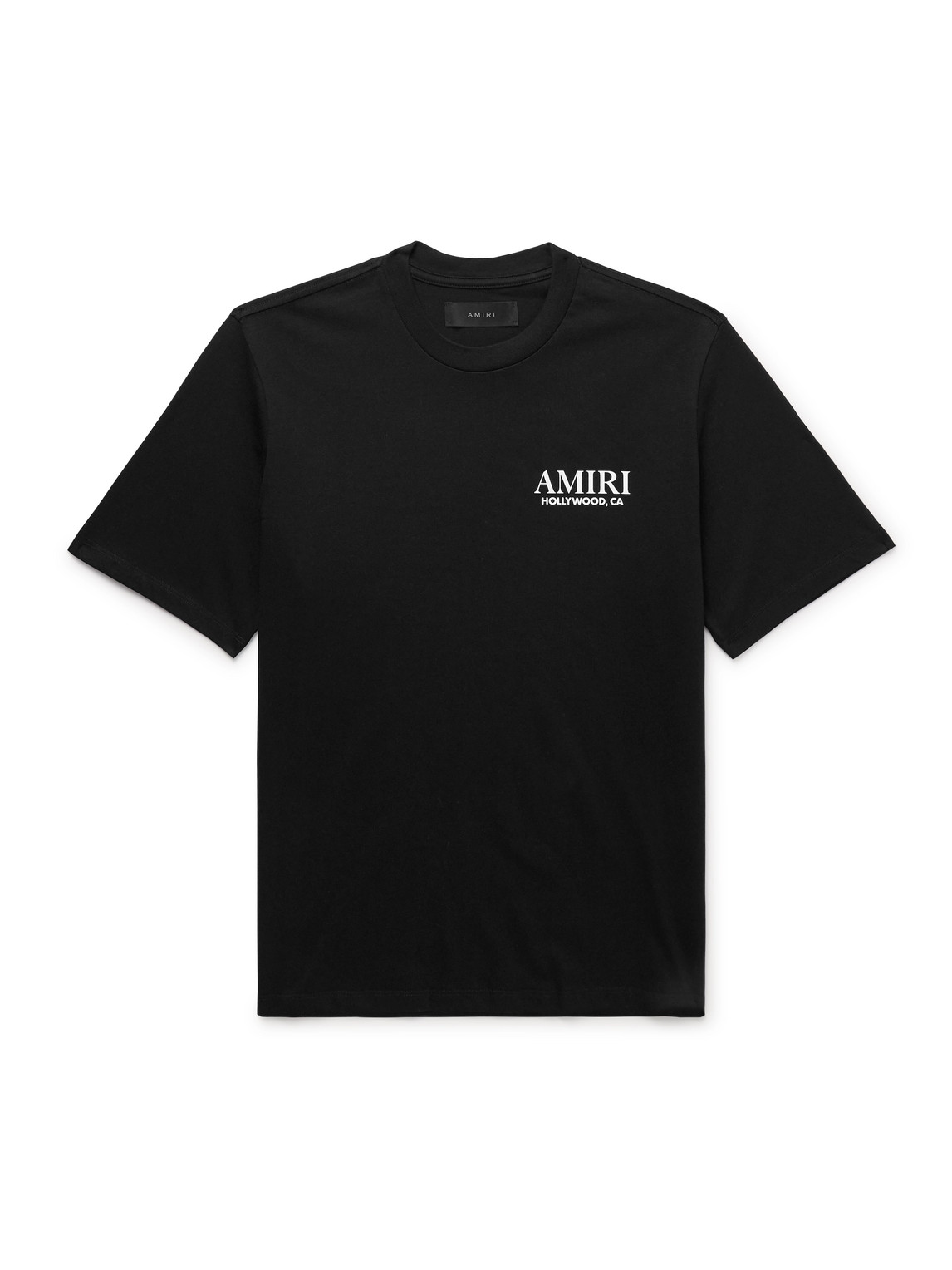 Amiri Mens Black Bones Stacked Short-sleeve Cotton-jersey T-shirt