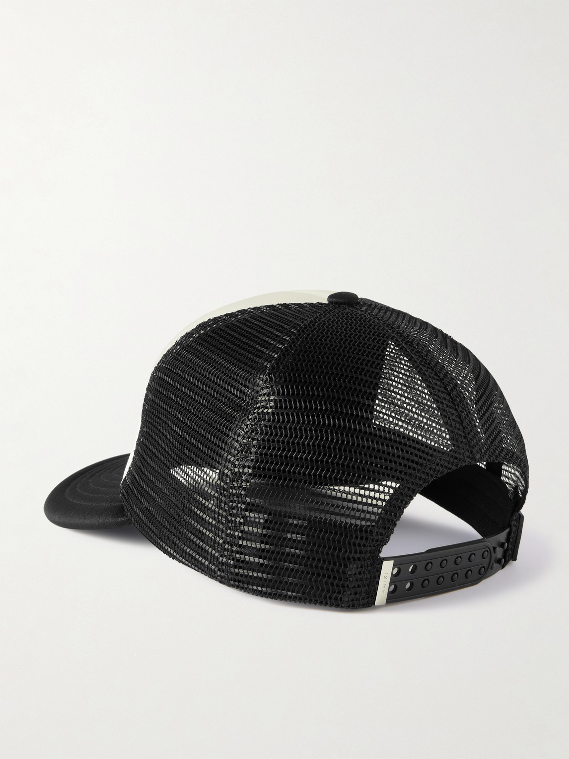 Amiri Hollywood Logo-embroidered Cotton-canvas And Mesh Trucker Cap