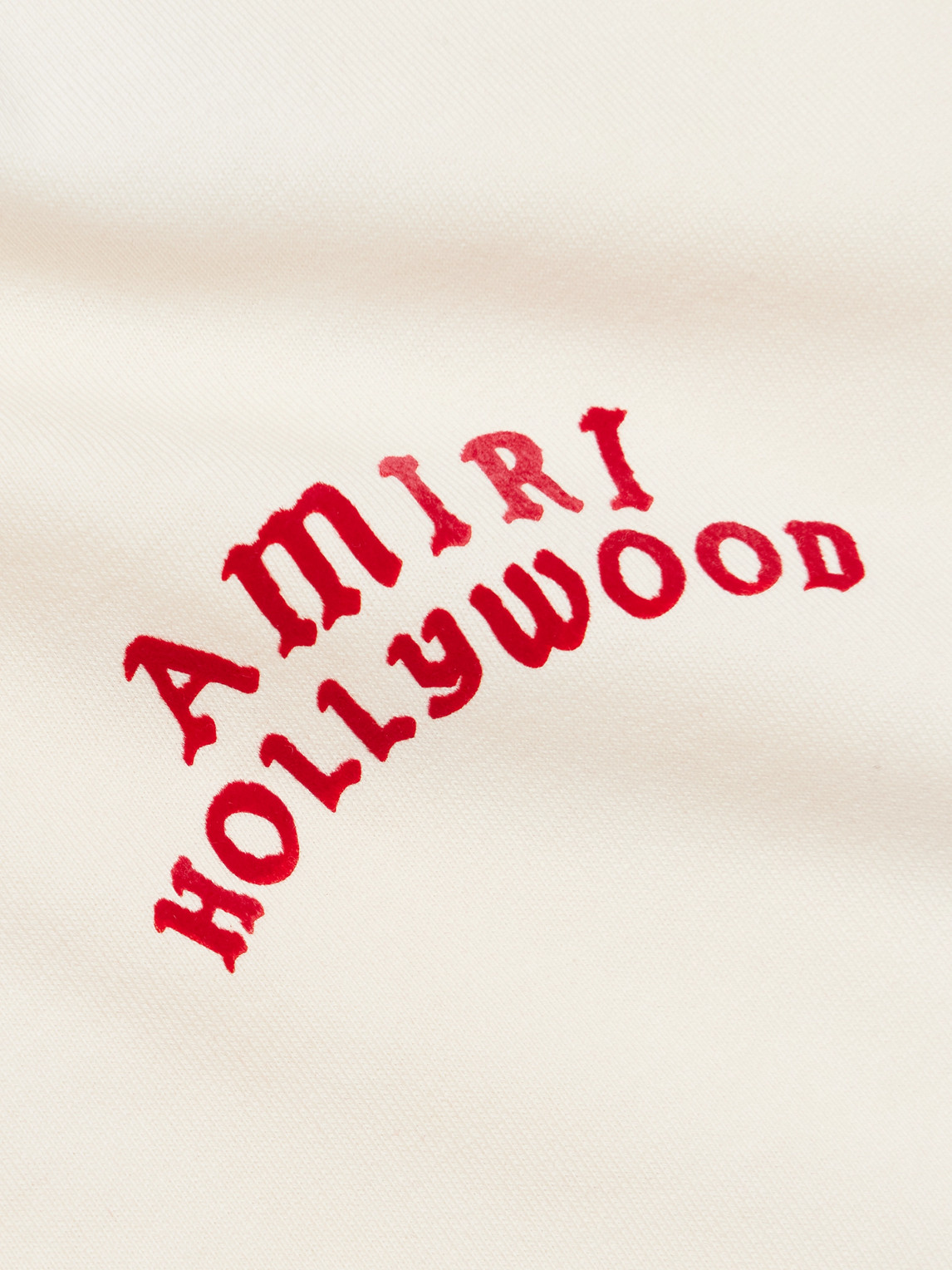 Amiri Hollywood Logo-print Cotton-jersey T-shirt